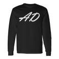 Ad Initials First Name A Last Name D All Names With A Langarmshirts Geschenkideen