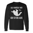 Alleerrückt Hier Skydiving Skydive S Langarmshirts Geschenkideen