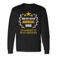 Andreas Das Ist So Ein Andreas Ding Name First Name Fun S Langarmshirts Geschenkideen