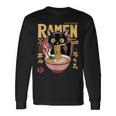 Cat Ramen Noodle Japanese Anime Manga Ramen Kawaii Cat Long Sleeve T-Shirt Gifts ideas