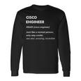 Cisco Engineer Langarmshirts Geschenkideen