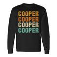 Cooper Nachname Familientreffen Nachname Personalisiert Langarmshirts Geschenkideen