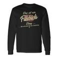 Damen Das Ist Ein Friedrichs Ding Lustiges Familie Friedrichs Mit-Ausschnitt Langarmshirts Geschenkideen