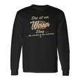 Damen Das Ist Ein Werner Ding Lustiges Familie Werner Mit-Ausschnitt Langarmshirts Geschenkideen