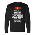 Damen Das Ist So Ein Schweizer Ding Dasersteht Du Nicht Mit-Ausschnitt Langarmshirts Geschenkideen