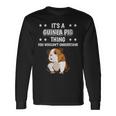 Damen Ist So Ein Meerschweinchen Ding Lustiger Spruch Meerschwein Mit-Ausschnitt Langarmshirts Geschenkideen