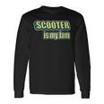 Damen Scooter Rider Scooter Ist Mein Ding Mit-Ausschnitt Langarmshirts Geschenkideen