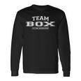 Damen Team-Box Stolzer Familiennachname Nachname Geschenk Mit-Ausschnitt Langarmshirts Geschenkideen