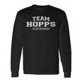 Damen Team Hopps Stolzer Familienname Nachname Geschenk Mit-Ausschnitt Langarmshirts Geschenkideen