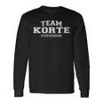 Damen Team Korte Stolzer Familienname Nachname Geschenk Mit-Ausschnitt Langarmshirts Geschenkideen