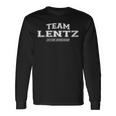 Damen Team Lentz Stolzer Familienname Nachname Geschenk Mit-Ausschnitt Langarmshirts Geschenkideen