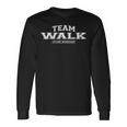 Damen Team Walk Stolzer Familienname Nachname Geschenk Mit-Ausschnitt Langarmshirts Geschenkideen