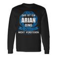 Das Ist Ein Arian Dingorname Langarmshirts Geschenkideen