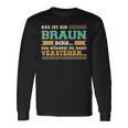 Das Ist Ein Braun Ding Langarmshirts Geschenkideen