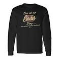 Das Ist Ein Cordes Ding Lustiges Familie Cordes Langarmshirts Geschenkideen