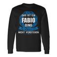 Das Ist Ein Fabio Dingorname Langarmshirts Geschenkideen