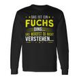 Das Ist Ein Fuchs Ding Spruch Für Familie Fuchs Langarmshirts Geschenkideen