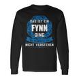 Das Ist Ein Fynn Ding First Name Langarmshirts Geschenkideen