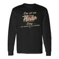 Das Ist Ein Harder Ding Lustiges Familie Harder Langarmshirts Geschenkideen