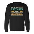 Das Ist Ein Hartmann Ding Das Ist Ein Hartmann Ding Langarmshirts Geschenkideen