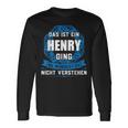 Das Ist Ein Henry Dingorname Langarmshirts Geschenkideen