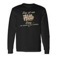 Das Ist Ein Hille Ding Lustiges Familie Hille Langarmshirts Geschenkideen