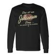 Das Ist Ein Johannsen Ding Lustiges Familie Johannsen Langarmshirts Geschenkideen