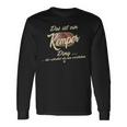 Das Ist Ein Kemper Ding Family Kemper Langarmshirts Geschenkideen