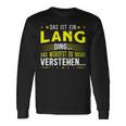 Das Ist Ein Lang Ding Saying For Familie Long Langarmshirts Geschenkideen