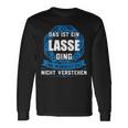 Das Ist Ein Lasse Dingorname Langarmshirts Geschenkideen