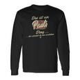 Das Ist Ein Pauli Ding Family Pauli Langarmshirts Geschenkideen