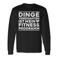 Dingeerdrahtten Ist Mein Fitnessprogramm Elektroniker German Langarmshirts Geschenkideen