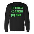 Drum And Bass Single Taken Dnb Drum & Bass Langarmshirts Geschenkideen