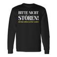 Fun Bitte Nicht Stören Ich Bin Gestört Enug Dumme Bitte Nicht Stören Ich Bin Gestört Langarmshirts Geschenkideen