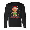 Gingerbread Grandma Buffalo Plaid Christmas Shirt Mama Long Sleeve T-Shirt Gifts ideas