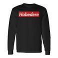 Habedere Red Box Logo Habe Die Ehre Bavarian Langarmshirts Geschenkideen