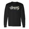 Hamburg City Graffiti Straßenkunst Handstyle Deutschland Hip Hop Langarmshirts Geschenkideen