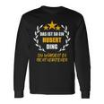 Hubert Das Ist So Ein Hubert Ding Name First Name Fun Langarmshirts Geschenkideen