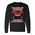 I Ich Kann So Sehen Ich Hatte Cat Langarmshirts Geschenkideen