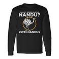 Was Ist Besser Als Ein Nandu Zwei Nandus Saying Langarmshirts Geschenkideen