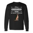 Ist So Ein Kangaroo Ding Saying Kangaroo Langarmshirts Geschenkideen