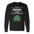 Ist So Ein Pfau Ding Lustiger Spruch Pfaue Langarmshirts Geschenkideen