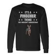 Ist So Ein Pinscher Ding Lustiger Spruch Pinscher Langarmshirts Geschenkideen