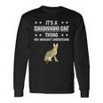 Ist So Ein Savannah Cat Ding Langarmshirts Geschenkideen