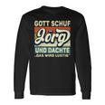 Jörg Name Saying Gott Schuf Jörg Langarmshirts Geschenkideen