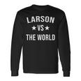 Larson Gegen Das World Family Reunion Nachname Team Custom Langarmshirts Geschenkideen