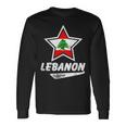 Lebanon Original Proud Lebanese Flag Lebanon Langarmshirts Geschenkideen