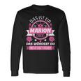 Marion Name First Name Name Name Day Das Ist Ein Marion Ding Langarmshirts Geschenkideen