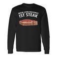 Mein Lieblingsobst Ist Steak Butcher Langarmshirts Geschenkideen