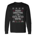 Merry Christmas Animal Filthy Ya Xmas Pajama Ugly Sweater Long Sleeve T-Shirt Gifts ideas